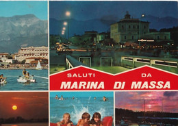 Saluti Di Marin Di Massa - Formato Grande Viaggiata – E 17 - Massa