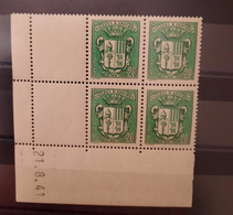 Timbre Andorre N°53 Bloc De 4 Cd 21/8/41 ** TB - Unused Stamps