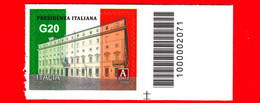 Nuovo - MNH - ITALIA - 2020 - Presidenza Italiana Del G 20 – Palazzo Chigi – Bandiera - A Zona 1 - Barre 2071 - Códigos De Barras