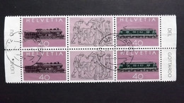 Schweiz 1214/5 Oo/used ZD, 100 Jahre St.-Gotthard-Bahn - Andere & Zonder Classificatie