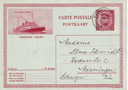 BELGIQUE  1932 ENTIER POSTAL/GANZSACHE/POSTAL STATIONARY CARTE ILLUSTREE DE BRUXELLES - Cartoline Piroscafi