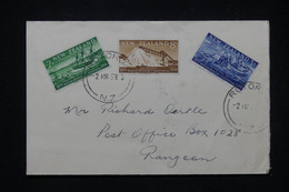 NOUVELLE ZÉLANDE - Enveloppe De Rotord Pour Rangoon En 1959 - L 81176 - Covers & Documents
