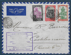 Enveloppe Par Avion De Bamako Pour La France - Cartas & Documentos
