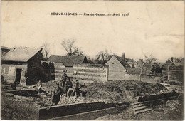 CPA Beuvraignes - Rue Du Cessier Der Avril 1915 (120892) - Beuvraignes