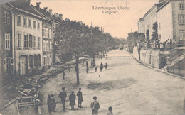 57 - LORQUIN - LÖRCHINGEN / LANGESTRASSE - CARTE POSTALE ALLEMANDE - Lorquin