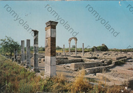 CARTOLINA MARINA DI MINTURNO, LATINA, ,LAZIO,RESTI DEL"ANTICA MINTURNAE E VIA APPIA-ANTICA,  COLOR ,VIAGGIATA 1977 - Viterbo