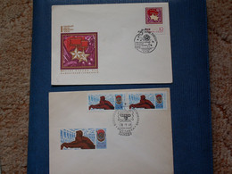 LOT De  2  Enveloppes  De  RUSSIE      Années  1968 - 70    //  état Neuf  (  1è  Jour  ) - Collections