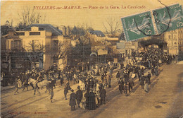 94-VILLIERS-SUR-MARNE-PLACE DE LA GARE , LA CAVALCADE - Villiers Sur Marne