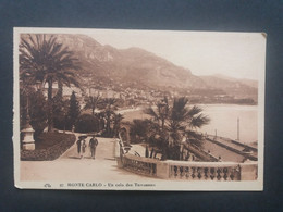 POSTCARD MONACO MONTE CARLO 1910 UN COIN DES TERRASSES - Terrassen