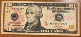 °°° USA - 10 $ DOLLAR 2013 °°° - Biljetten Van De  Federal Reserve (1928-...)