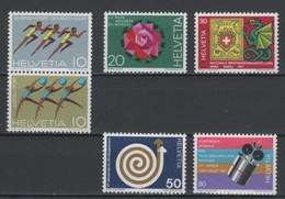 (S0094) SWITZERLAND, 1971 (Annual Events). Complete Set. Mi ## 940-945. MNH** - Autres & Non Classés