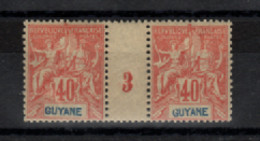 Guyane_ Millésimes (1893 ) N°38 (neuf ) - Other & Unclassified