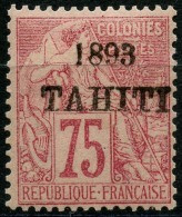 Tahiti (1894) N 29 * (charniere) - Unused Stamps