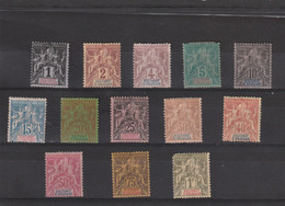 ANJOUAN Protectorat Français Timbres De 1892-99 - Unused Stamps