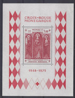 MONACO - BLOC N° 7 - SAINTE DEVOTE - CROIX ROUGE - NEUF SANS CHARNIERE - LUXE - Blocks & Sheetlets