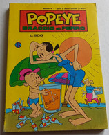 POPEYE -BRACCIO DI FERRO   N. 9 -   AGOSTO 1982 -EDIZ.  METRO (CART 48) - Humoristiques