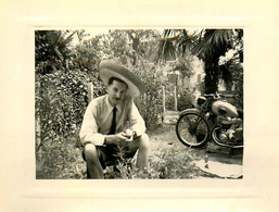 Moto Ancienne De Marque ? * Motos * Photo Ancienne 1953 - Moto