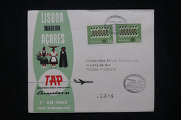 PORTUGAL - Enveloppe 1er Vol " TAP " Lisbonne / Madeira En 1962  - L 81282 - Storia Postale