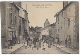 87 - ORADOUR-SUR-VAYRES +++ Rue De La Gare +++ - Oradour Sur Vayres