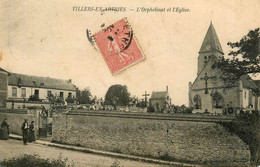 Villers En Arthies * L'orphelinat , Rue , Cimetière Et L'église - Andere & Zonder Classificatie