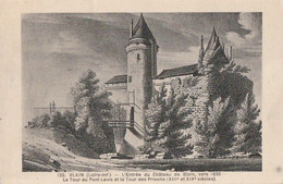 BLAIN  - Entrée Du Château De Blain Vers 1830.    Copie Gravure - Blain