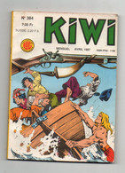 Petit Format Kiwi N°384 Blek Le Roc - Lone Wolf - Le Ver à Soie De 1987 - Kiwi