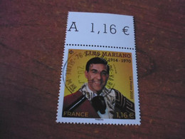 5412 OBLITERATION CHOISIE  SUR TIMBRE NEUF LUIS MARIANO - Used Stamps