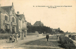 Le Pouliguen * Terrasse De La Plage Benoit Vers La Baule * Villa * Promeneurs - Le Pouliguen