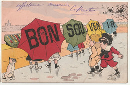 BON SOU VEN IR..."des Enfants De La Pluie" - Illustrateur G.LION - Edit. P.L. - 1904 - Lion