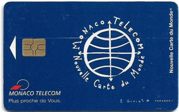 MONACO ; MF53 Carte Du Monde Rechargable Phonecard - Mónaco