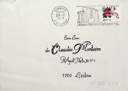 1989 Portugal Flâmula «Banco Nacional Ultramarino. BNU 125 Anos» - Maschinenstempel (Werbestempel)