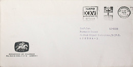 1974 Portugal Flâmula «NATO Aniversário OTAN» - Postal Logo & Postmarks