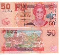 FIJI   50 Dollars P113  (ND 2007  )   Queen Elizabeth II On Front - Cerimonial  On Back    XF/AU - Figi