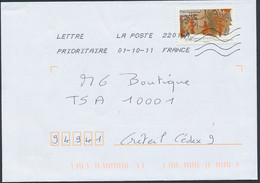 France - Timbre Adhésif YT A257 Seul Sur Lettre Oblitération TOSHIBA - Lettres & Documents