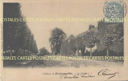 95 VAL D'OISE Allée D'Arbres à La Ferme Du Chateau De FRANCONVILLE Carte Précurseur - Saint-Martin-du-Tertre