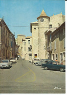 CHATEAUNEUF-DU-PAPE   ( VAUCLUSE )  LA GRANDE RUE ET LA MAIRIE - Chateauneuf Du Pape