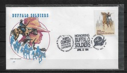 US Cachet FDC 1994, Buffalo Soldiers ,# 2818,Special TX Cancellation ! VF-XF !! (RN-50) - 1991-2000