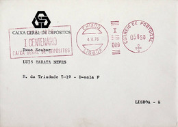1976 Portugal Franquia Mecânica Da Caixa Geral De Depósitos - Machines à Affranchir (EMA)