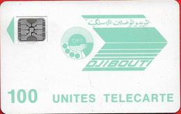 Djibouti - OPT - Blue Logo - SC5 SB Afnor With Frame, CN. 23595 Small IN Box, 6mm Hole, Matt Finish, 100U, Used - Djibouti