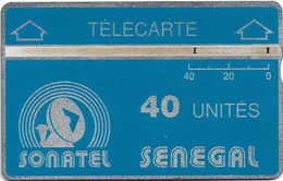 Senegal - Sonatel - L&G - 012B - Blue & Silver, 40Units, 25.000ex, Used - Sénégal