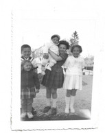 Photo Originale De 5 Enfants1956 - Anonymous Persons