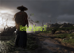 Ghost Of Tsushima - PS4 A -  A3 Plastifiée - Autres & Non Classés