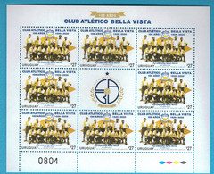 Uruguay 2020 Soccer Football Club MNH ** Sheetlet  World With Some Cup Champions Of 1930 Like Nassazzi - 1930 – Uruguay