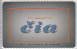 LITHUANIA 1999 CIA ADVERTISING  AGENCY - Lituanie