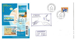 G - 18 - Enveloppe TAAF Ile Juan De Nova Iles Eparses 2016 Cachet Illustré - Schildpadden