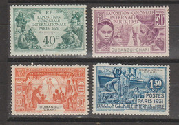 Oubangui  1931   N° 84 / 87  Neuf  X  Serjie Compléte - Unused Stamps