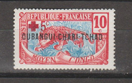Oubangui  1916   N° 19  Neuf  X  Croix Rouge - Neufs
