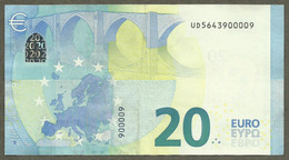 France - 20 Euro - U025 I4 - UD5643 900009 - Circulated - 20 Euro