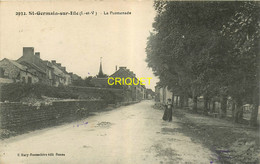 35 St Germain Sur Ille, La Promenade, Femme En Avant... - Saint-Germain-sur-Ille