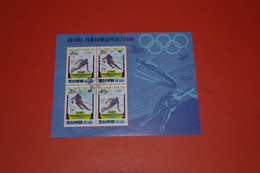 1998 Nord Korea - Miniatuur Sheet Gestempeld - Invierno 1998: Nagano